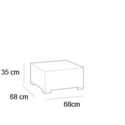 Allibert Lounge Set MOOREA Braun, 4-teilig 7 Allibert Lounge Set MOOREA Braun, 4-teilig -Blumfeldt Geschäft 1919715001 prod 004