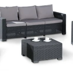 Best Freizeitmöbel BEST 4-tlg. Lounge Gruppe Mombasa | Versch. Farben