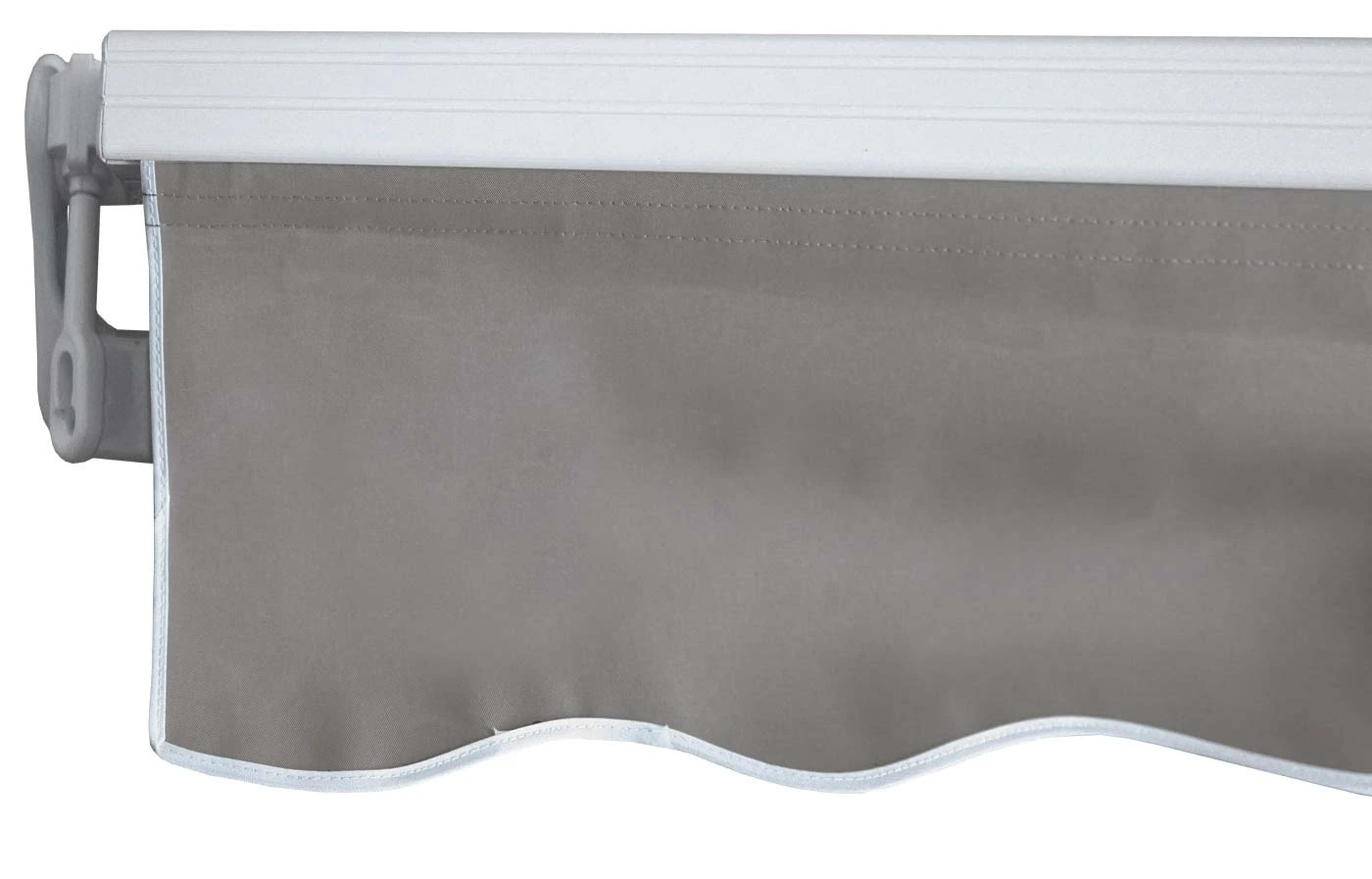 Alu-Markise MCW-E31, Gelenkarmmarkise Sonnenschutz 3x2,5m ~ Polyester, Grau-braun 2 Alu-Markise MCW-E31, Gelenkarmmarkise Sonnenschutz 3x2,5m ~ Polyester, Grau-braun – Bild 2