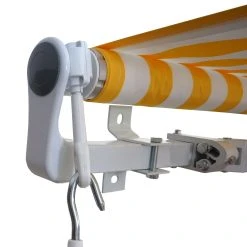 Alu-Markise MCW-E31, Gelenkarmmarkise Sonnenschutz 3x2,5m ~ Polyester, Grau-braun 8 Alu-Markise MCW-E31, Gelenkarmmarkise Sonnenschutz 3x2,5m ~ Polyester, Grau-braun -Blumfeldt Geschäft 2122968003 prod 003