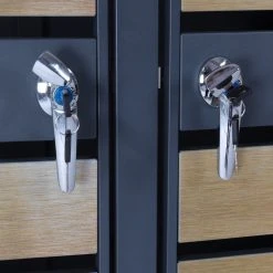 2er Mülltonnenverkleidung MCW-J81, Mülltonnenbox, Erweiterbar, Metall 50kg, Anthrazit ~ Gold 10 2er Mülltonnenverkleidung MCW-J81, Mülltonnenbox, Erweiterbar, Metall 50kg, Anthrazit ~ Gold -Blumfeldt Geschäft 2408305000 prod 005