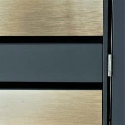 2er Mülltonnenverkleidung MCW-J81, Mülltonnenbox, Erweiterbar, Metall 50kg, Anthrazit ~ Gold 11 2er Mülltonnenverkleidung MCW-J81, Mülltonnenbox, Erweiterbar, Metall 50kg, Anthrazit ~ Gold -Blumfeldt Geschäft 2408305000 prod 006