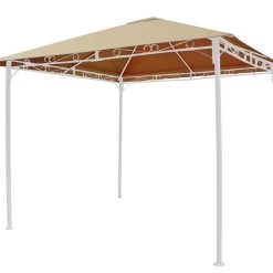 Grasekamp Universal Ersatzdach 293 X 293 Cm Polyester Beige Mit UV Schutz, Wasserabweisend