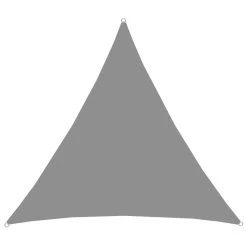 Amanka UPF50+ UV Sonnensegel 3x3x3 Polyester Dreieck Wasserabweisend Garten Segel Grau