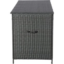 PKline Polyrattan Gartenzubehör Lamar Kissenbox Mit Rädern Schwarz Auflagenbox Garten -Blumfeldt Geschäft 8600296500 28378 prod 003