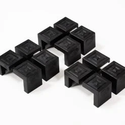 DEGAMO Bodenschoner Satz Für Festzeltgarnituren Aus Kunststoff, 12 Stück