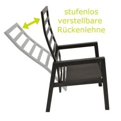 DEGAMO Garnitur MANCIANO 7-teilig, Aluminium Dunkelgrau, Mit Polstern, Tischplatte Dunkelgrau 8 DEGAMO Garnitur MANCIANO 7-teilig, Aluminium Dunkelgrau, Mit Polstern, Tischplatte Dunkelgrau -Blumfeldt Geschäft 8600319700 77626912 prod 003 scaled