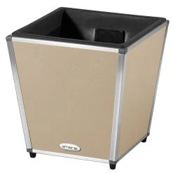 AMARE Pflanzkübel Lederoptik Pflanzgefäß