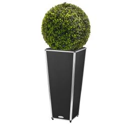 AMARE Pflanzkübel Lederoptik Pflanzgefäß