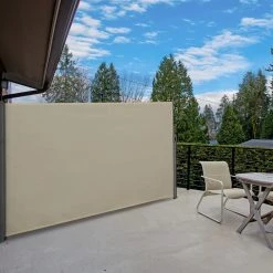 Outsunny Seitenmarkise 3 X 1,8 M 300 X 180 Cm (LxH) | Sichtschutz Sonnenschutz Seitenrollo Windschutz -Blumfeldt Geschäft 8600336600 840 196V01CW prod 004