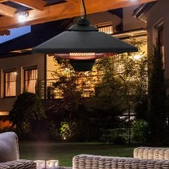 Outsunny Heizstrahler Mit Fernbedienung Schwarz 43 X 43 X 25 Cm (LxBxH) | Heizpilz Terrassenheizung Deckenheizstrahler -Blumfeldt Geschäft 8600336600 842 062 prod 003