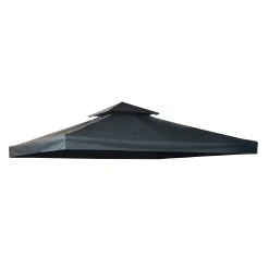 Outsunny Pavillondach Für Metall-Gartenpavillone 3 X 3 M | Pavillon Unterstand Zelt Partyzelt Pergola Party Pavillon