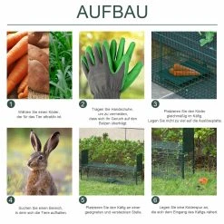 PawHut Marderfalle Wirksame Falle Mit 2 Eingängen, Die Falle Wird Vormontiert Geliefert Und Kann Fast Sofort Eingesetzt Werden Dunkelgrün 100 X 25 X 28 Cm (LxBxH) | Tierfalle Fangfalle Rattenfalle Mausefalle -Blumfeldt Geschäft 8600336600 AB0 014 prod 006