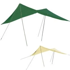 Happy People Tarp 3 X 4 M -Sonnensegel -Sonnenschutz -Windschutz -beige Grün - UV-Schutz 50 ! Farbe: Grün