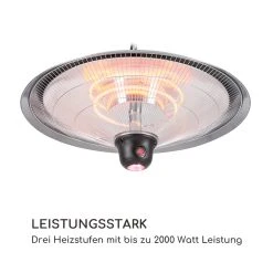 Blumfeldt Heizsporn Deckenheizstrahler 60,5 Cm (Ø) LED-Lampe Fernbedienung -Blumfeldt Geschäft 8600359300 3497 prod 003