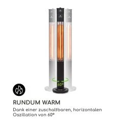 Blumfeldt Heat Guru Plus Infrarot-Heizstrahler 2000W 3 Heizstufen Fernbedienung -Blumfeldt Geschäft 8600359300 9630 prod 003