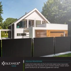 KESSER® PVC Sichtschutzmatte Sichtschutzzaun Balkonverkleidung Windschutz Wetterfest Verstärkten Lamellen, Für Garten, Balkon Terrasse Outdoor Balkonumrandung Mit Kabelbindern -Blumfeldt Geschäft 8600364700 21743 prod 006